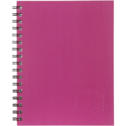 Spirax 512 Hard Cover Notebook A4 200 Page Pink