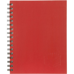 Spirax 512 Hard Cover Notebook A4 200 Page Red