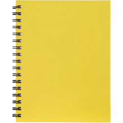 Spirax 512 Hard Cover Notebook A4 200 Page Yellow