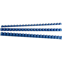 GBC PLASTIC BINDING COMB 6mm 21 Ring 25 Sheets Capacity Blue Pack of 100
