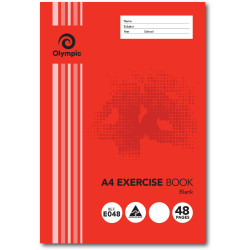 OLYMPIC EXERCISE BOOK 48 Page Unruled