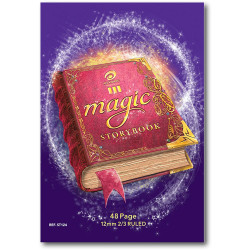 OLYMPIC MAGIC STORY BOOK 1/3Plain,2/3 12Mm Ruled,48Pg