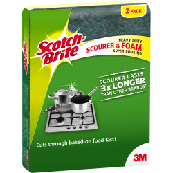SCOTCH-BRITE SCRUB SPONGES 2 Pack