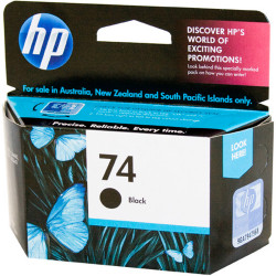 HP #74 INKJET CARTRIDGE CB335WA, Black