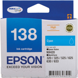 EPSON C13T138292 INK CARTRIDGE Hi Capacity Cyan