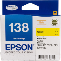 EPSON C13T138492 INK CARTRIDGE Hi Capacity Yellow