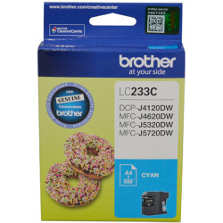 BROTHER LC233C INK CARTIDGE Cyan 550 page