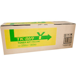 KYOCERA TK869Y COPIER TONER Yellow TASKalfa 250,300ci 12K
