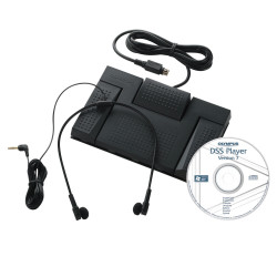 OLYMPUS AS2400 TRANSCRIBE KIT C/W Headset & Foot Control