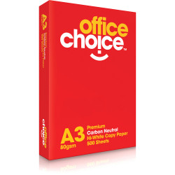 Office Choice Copy Paper Premium A3 80gsm White Ream of 500