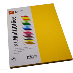 QUILL A4 XL MULTIOFFICE PAPER 80gsm Sunshine