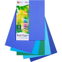 QUILL A4 XL MULTIOFFICE PAPER 80gsm Assorted Cold Colours