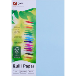 QUILL XL MULTIOFFICE PAPER A4 80gsm Powder Blue