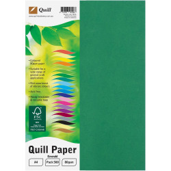 QUILL XL MULTIOFFICE PAPER A4 80gsm Emerald