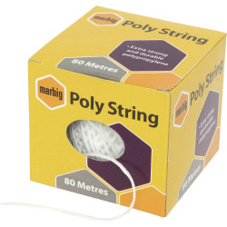 MARBIG STRING & TWINE Poly String 80Mt White