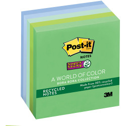 POST-IT 654-5SST NOTES Super Sticky Tropic 76x76mm