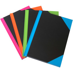 CUMBERLAND BRIGHT NOTEBOOK A5 192 Pages Asst Colours Quality Paper