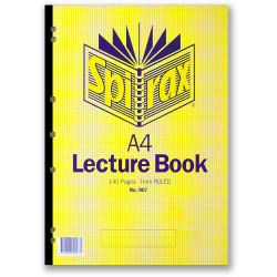 SPIRAX 907 LECTURE PAD A4 7mm 140 Page 297x210mm