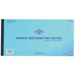 ZIONS JSP2 JACKPOT BOOK Jackpot & Short Pay 215X420mm