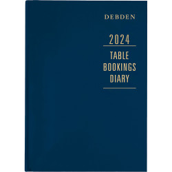 DEBDEN TABLE BOOKINGS DIARY A4 2 Pages per Day