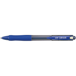 UNIBALL LAKNOCK BALLPOINT PEN Retractable 1.4mm Blue