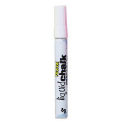 Texta Liquid Chalk Marker Dry Wipe Bullet 4.5mm Nib Whte