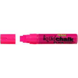 Texta Jumbo Liquid Chalk Dry Wipe Chisel 15mm Nib Pink