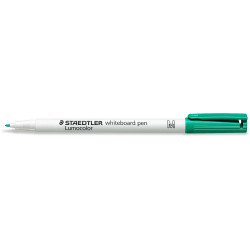 STAEDTLER LUMOCOLOR PEN Whiteboard Green 1.0mm tip Available in 10's