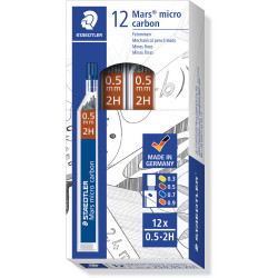 STAEDTLER MARS MICROGRAPH LEAD 2H 0.5mm Tube12