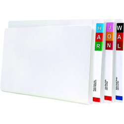 AVERY SHELF LATERAL FILES F/C & Spring Super Weight Wht
