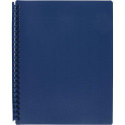MARBIG REFILLABLE DISPLAY BOOK A4 20 Pocket Dark Blue