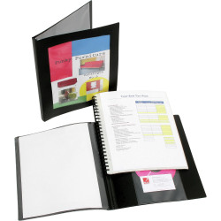MARBIG REFILLABLE DISPLAY BOOK A4 with frame 20Pocket Black