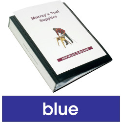 MARBIG CLEARVIEW DISPLAY BOOKS A4 36Pocket Blue