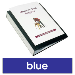 MARBIG CLEARVIEW DISPLAY BOOKS A4 50Pocket Blue