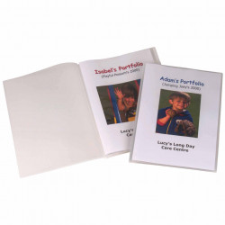 MARBIG FLIC FILE DISPLAY BOOK A4 20 Pocket W/Insert Cover