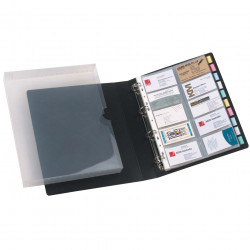 MARBIG BUSINESS CARD BOOK/CASE 500 Capacity