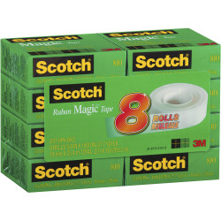 SCOTCH 810-8 MAGIC TAPE Multipack 19mmx25m Pack of 8