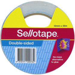 SELLOTAPE 404 DBL SIDED TAPE 12mmx33m