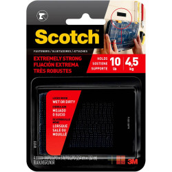 SCOTCH R100 MOUNTING TABS R/useClear 25.4X25.4mm 18 Tabs