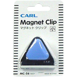 CARL MC56 MAGNETIC CLIP 45mm 15Sht Cap Blue