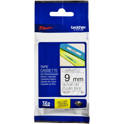 BROTHER TZE121 PTOUCH TAPE Ptouch 9mmx8m Black On Clear