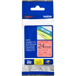 BROTHER TZE451 PTOUCH TAPE Ptouch 24mmx8m Black On Red