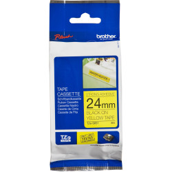 BROTHER TZES651 PTOUCH TAPE Ptouch 24mmx8m Black On Yellow