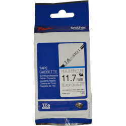 BROTHER HSE-231 SHRINK TUBE 11.7mm Black On White Compatible with PT-E300VP