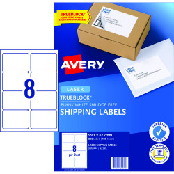 AVERY L7165 MAILING LABELS Laser 8/Sht 99.1x67.7mm 100 Sheets