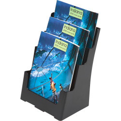 DEFLECT-O BROCHURE HOLDER Sustainable Office 3 Tier - A4