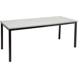 STEEL FRAME TABLE 1800 x 900 Grey