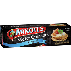 ARNOTTS BISCUITS Water Crackers 125gm