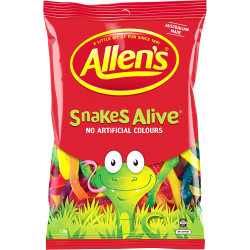 ALLEN'S CONFECTIONERY Snakes Alive 1.3kg