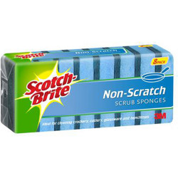 SCOTCH-BRITE SPONGE Non-Scratch Scrub 8pk